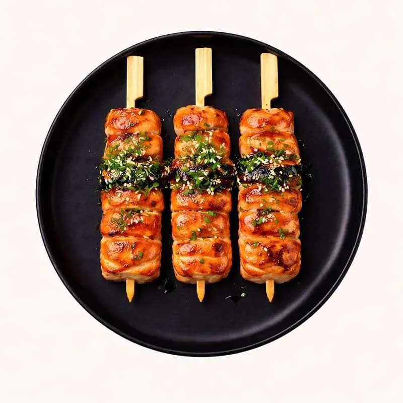 Brochettes Saumon Teriyaki (3 pièces)