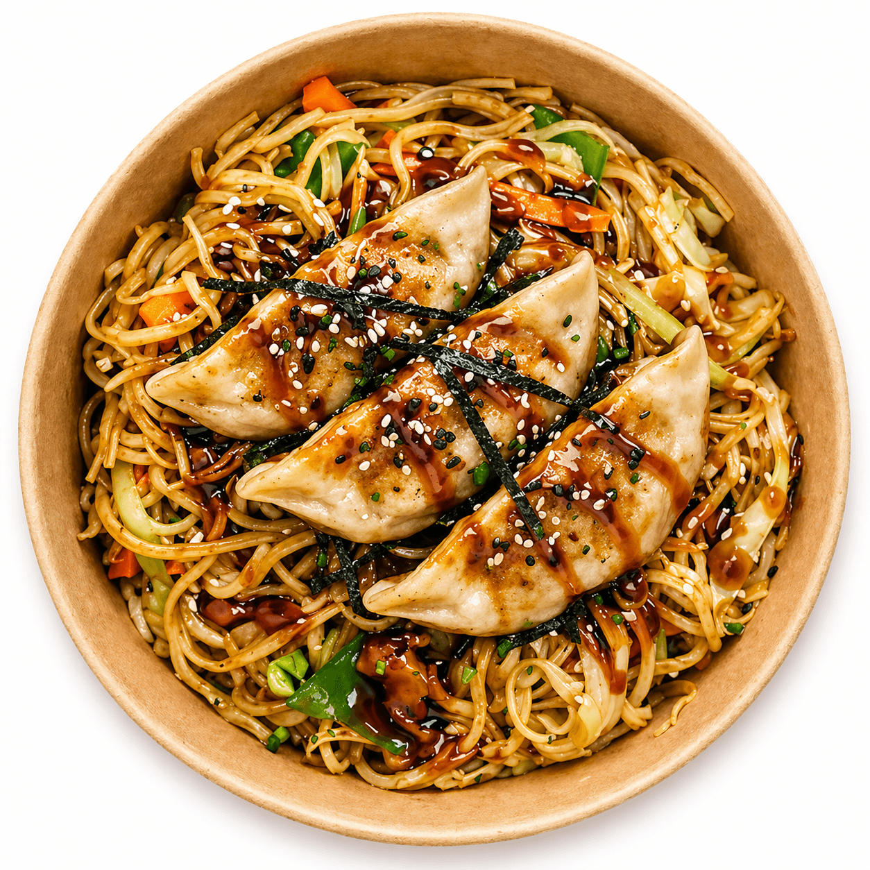 Yakisoba Fusion (Gyoza de poulet)
